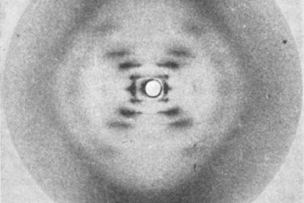 DNA衍射图谱图片