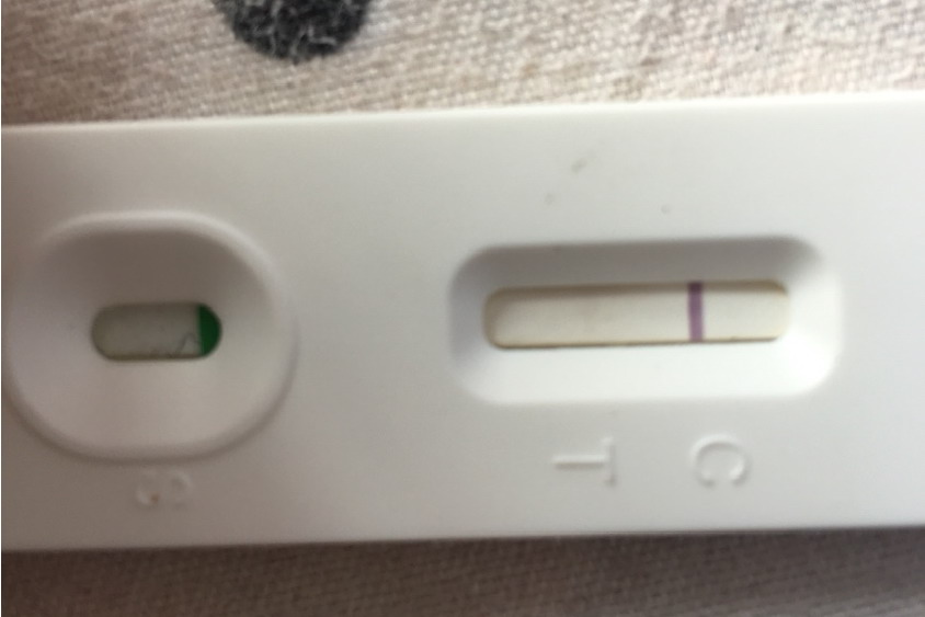 验孕棒一条线图