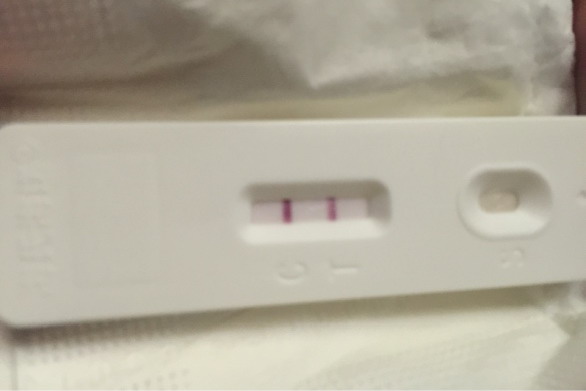 验孕棒两条红线图