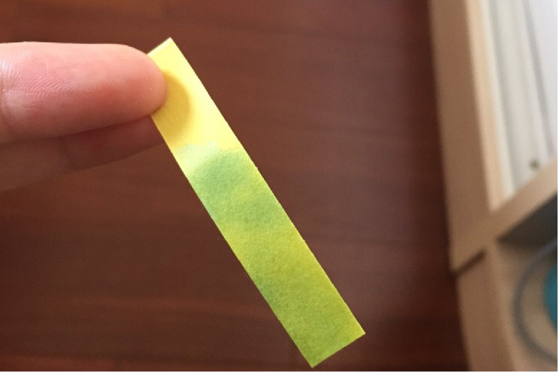 羊水试纸变蓝图