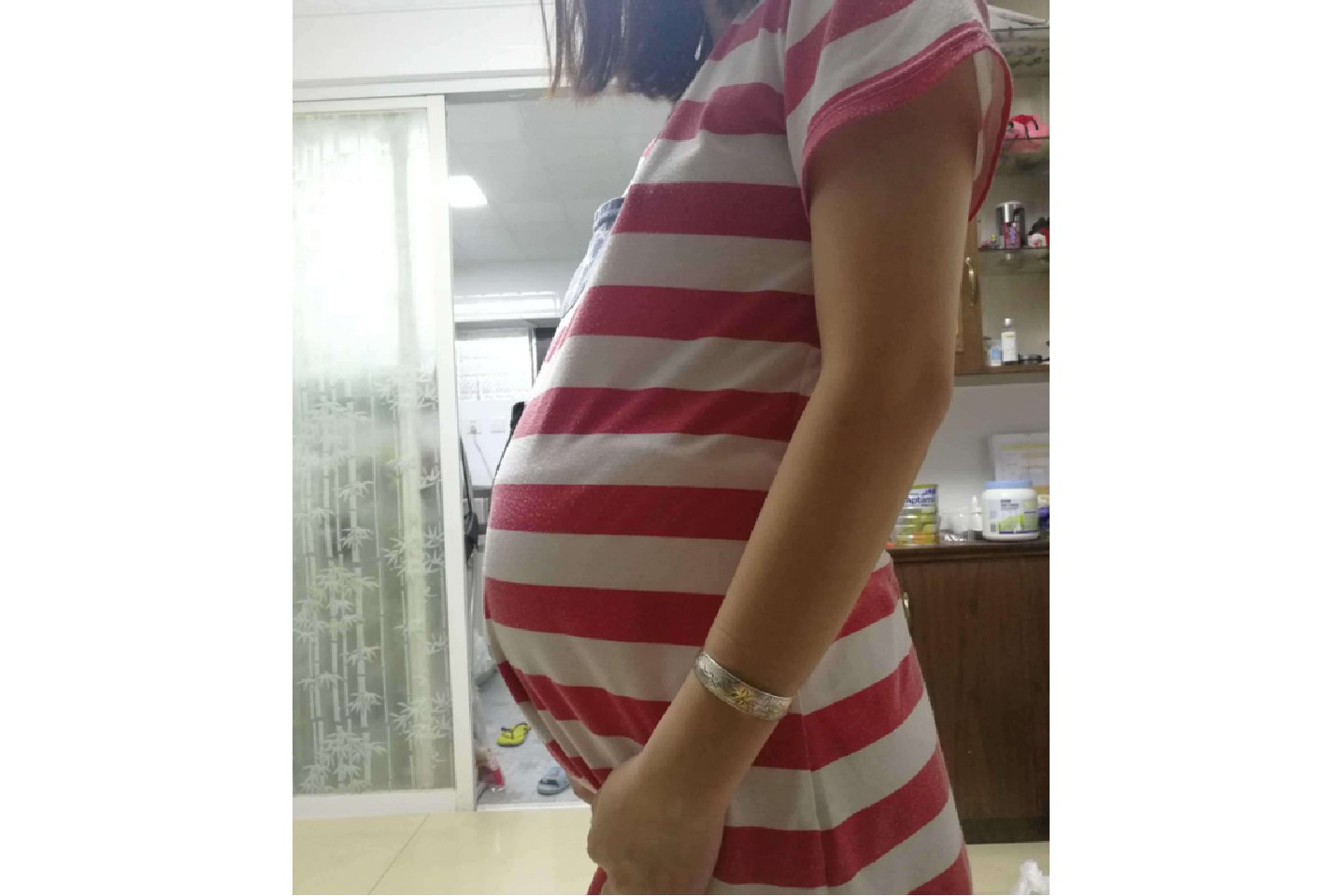 怀孕七个月标准肚子图