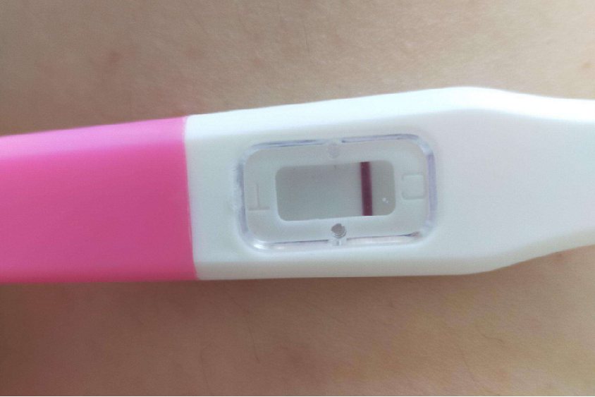 验孕棒未怀孕图片